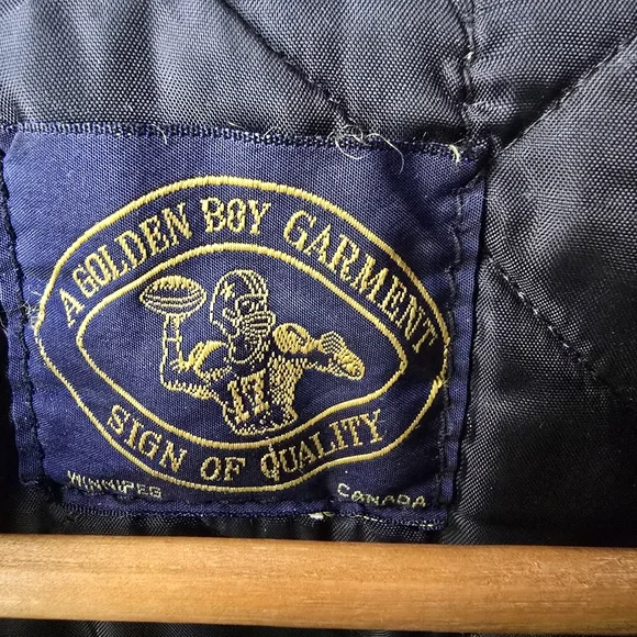 Vintage Golden Boy Leather Jacket 80s-90s Punk Mens - Picture 7 of 16